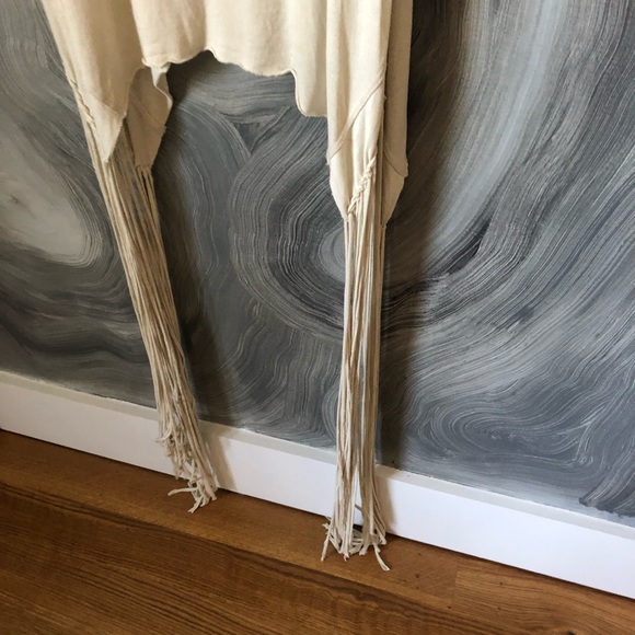 RAQUEL ALLEGRA **sold** fringe tank top - Picture 6 of 8